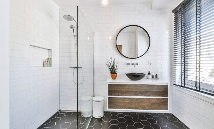 A rental property bathroom - ECF