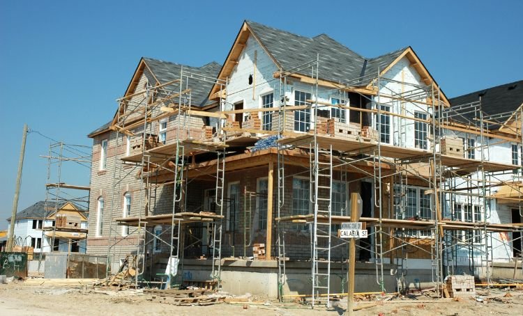 A new build property under construction - Financing a New Home Build - ECF