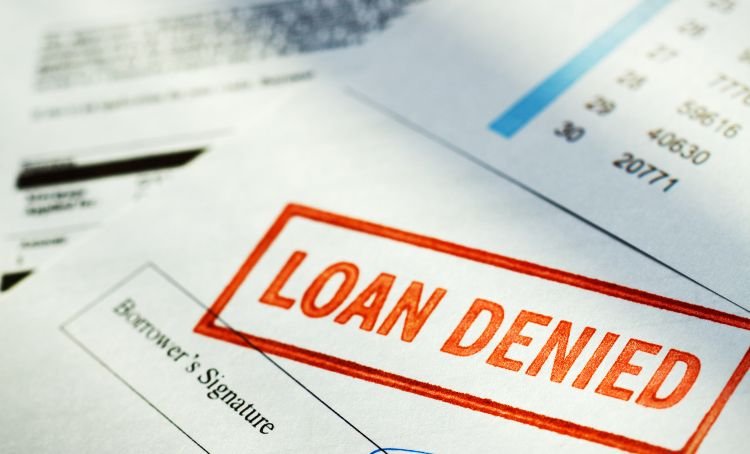A DSCR loan applications with a 'denied' stamp on it - Express Capital Financing