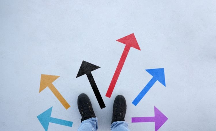 Feet with lots of arrows pointing away from them - Multi family lending mistakes - ECF