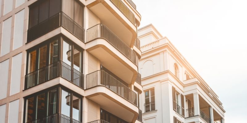 A multifamily real estate apartment block funded through a private lender - ECF