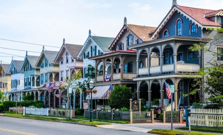 New Jersey properties with flags outside - Rental Loans - Express Capital Financing