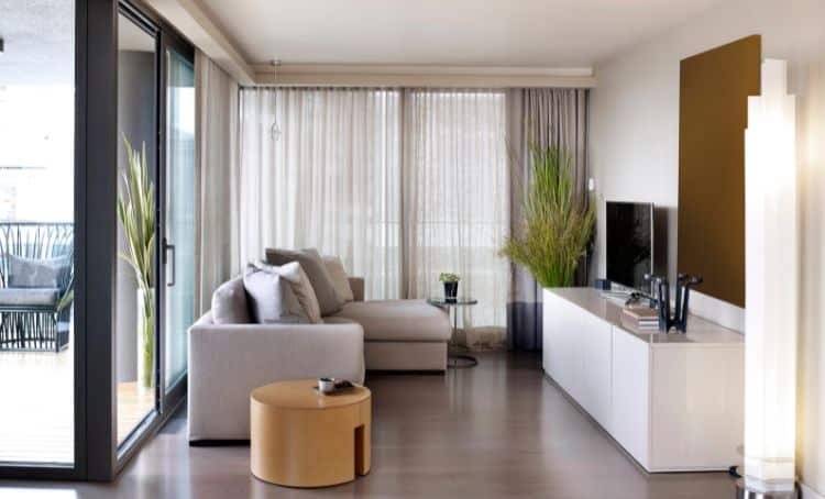 a modern brightly lit apartment - airbnb investment