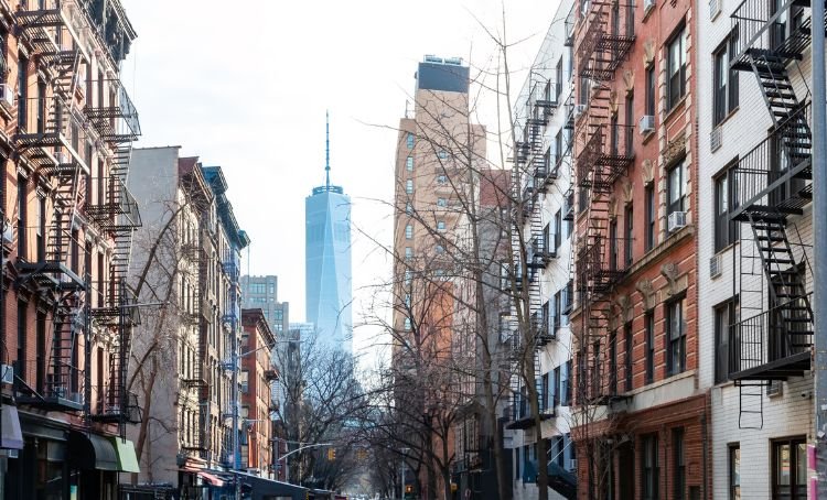 a street in nyc - flipping homes in nyc