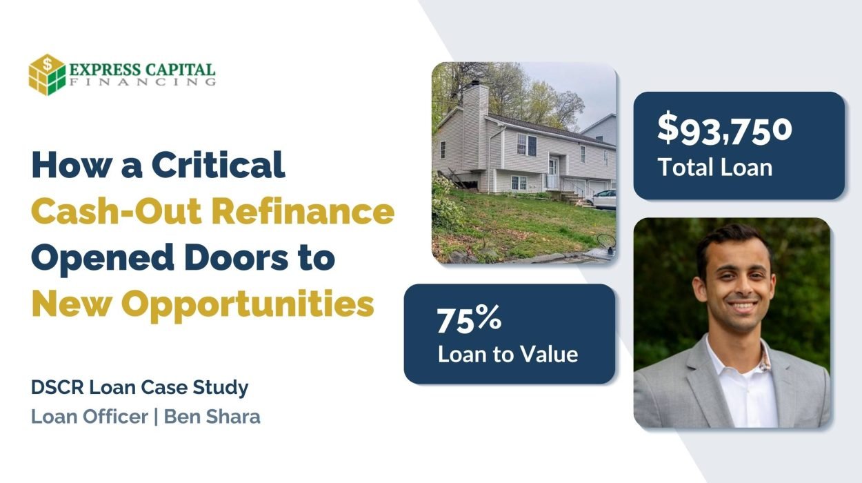 How a Critical Cash-Out Refinance Opened Doors to New Opportunities - case study summary graphic